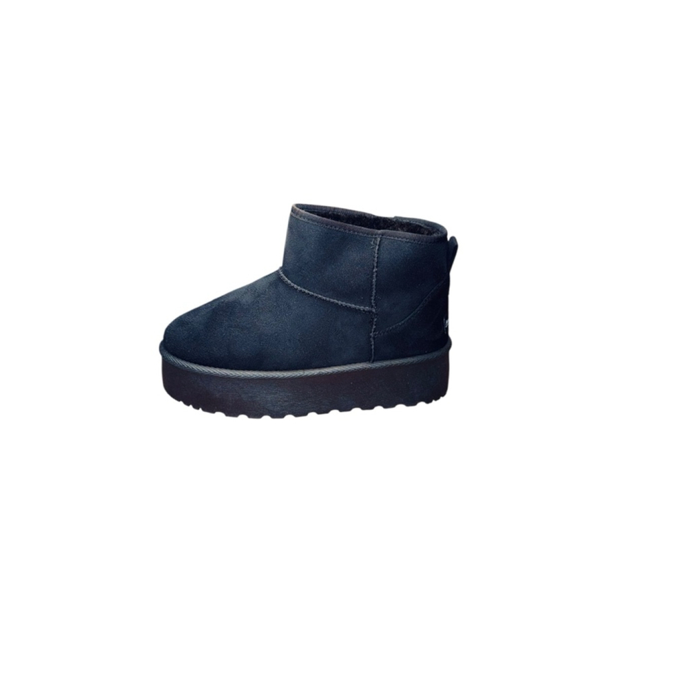 Women's Avalanche Black Platform Winter Ankle Boots US 6